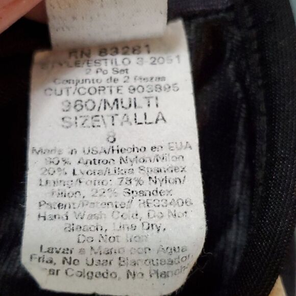 Carol Wior, bathing suit top, size 8, animal print. So cute. Brown tan. - Picture 6 of 6